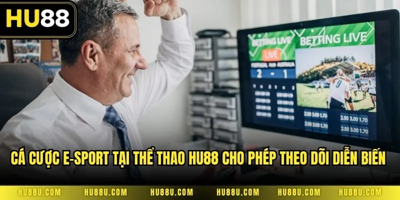 Cá cược e-sport tại thể thao HU88 cho phép theo dõi diễn biến