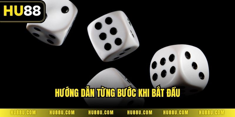 Hướng dẫn từng bước khi bắt đầu